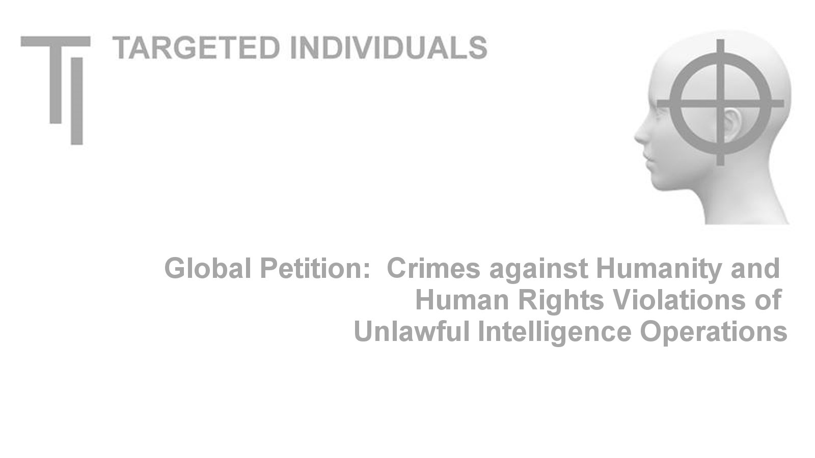 Petition United Nations Crimes Against Humanity And Human Rights