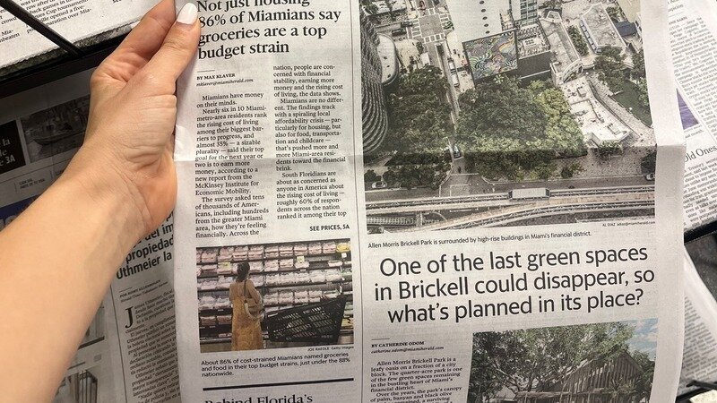 Front-page News: More Miami Herald Coverage of the Allen Morris Brickell Park Story
