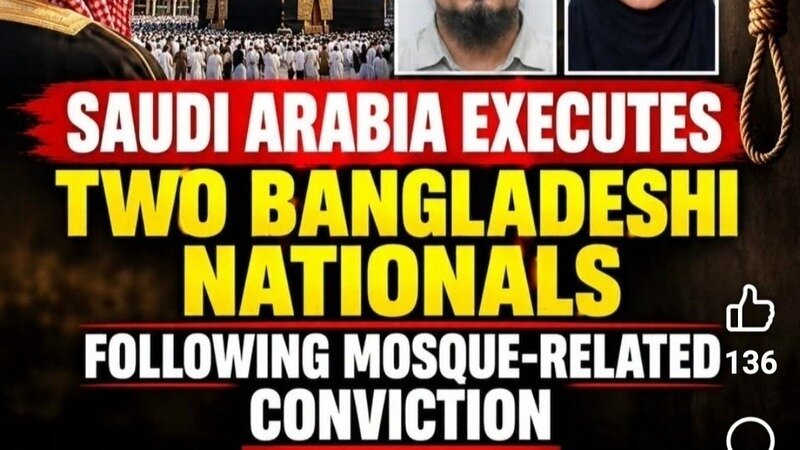 Demand accountability for the beheading of two Bangladeshi nationals by Saudi Govt.