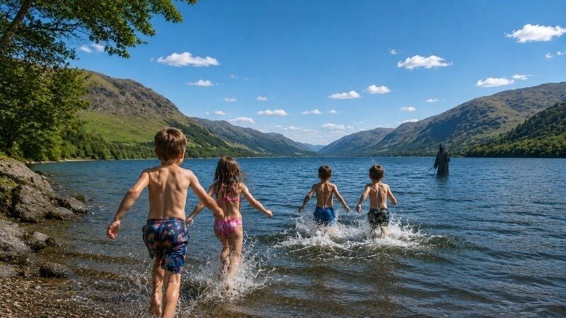 Make swimming pools accessible to children in hot weather