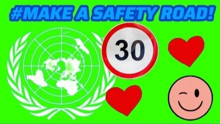 📣 ANCHE L'ONU CHIEDE STRADE PIÙ SICURE! 👨👩👦👨🦯💪🏻