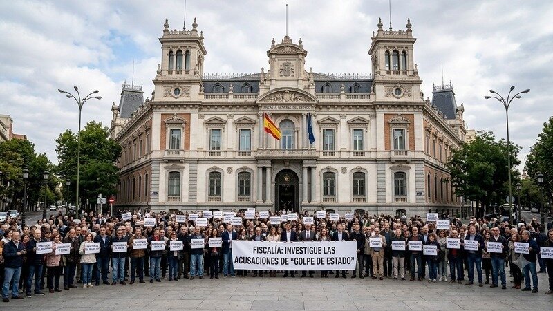 Fiscalía:Investigue la alarma social por las acusaciones de 'Golpe de Estado' de Vox y PP
