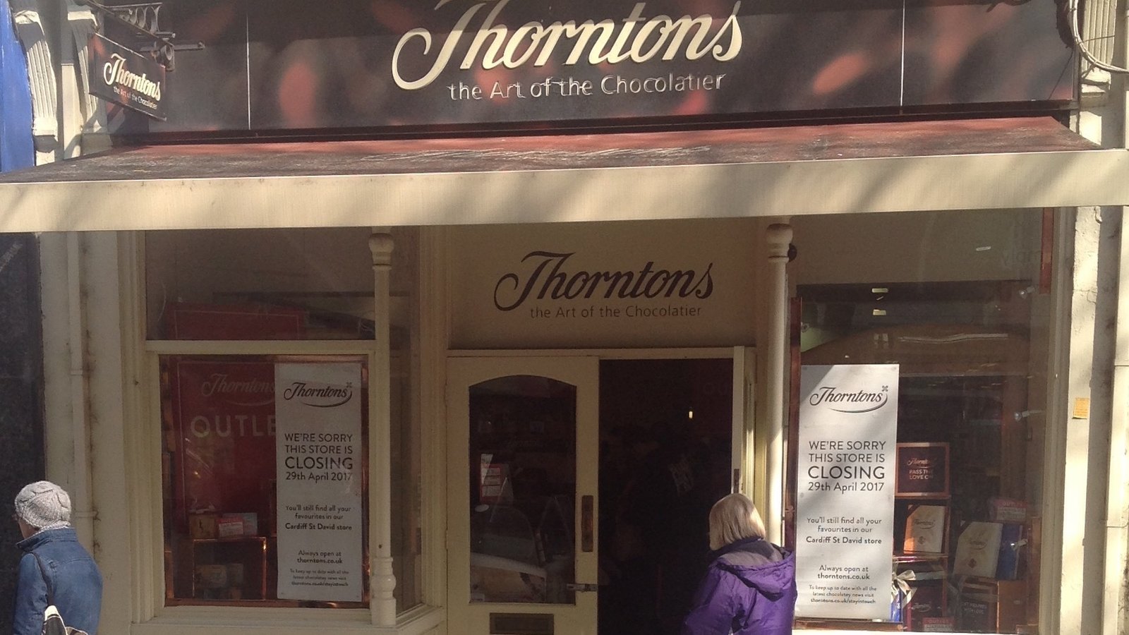 Petition · Thorntons ltd Keep Newport Thorntons chocolate shop open