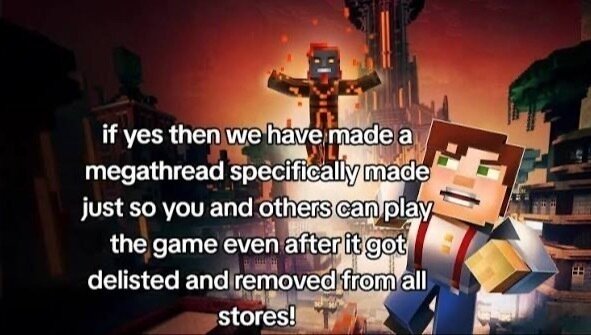 why minecraft story mode will never die even though it is delisted from stores