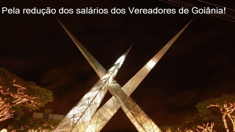 Redução Salários Vereadores de Goiânia