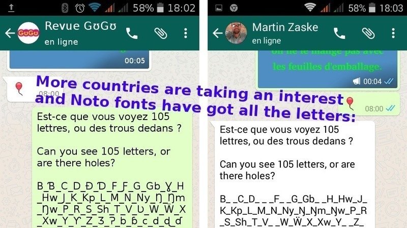 Maintenant nous allons aller directement sur WhatsApp