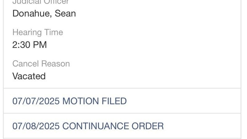 Hearing Tomorrow! Wednesday, August 20th @ 2:30pm