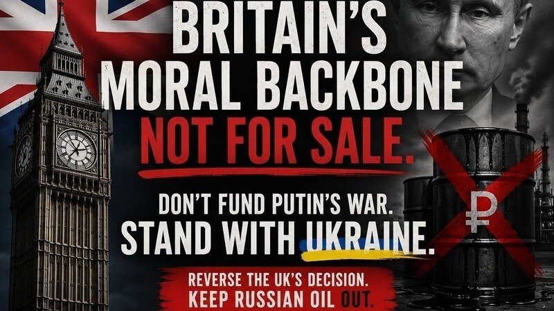 Reverse the UK Government’s decision to allow fuel made from Russian oil back into Britain
