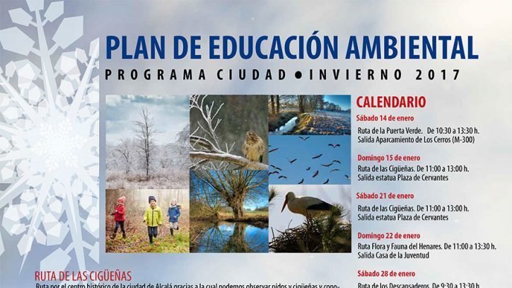 El Ayto. de Alcalá inicia el año con rutas de invierno gratuitas. ¡Conozcamos nuestro entorno!