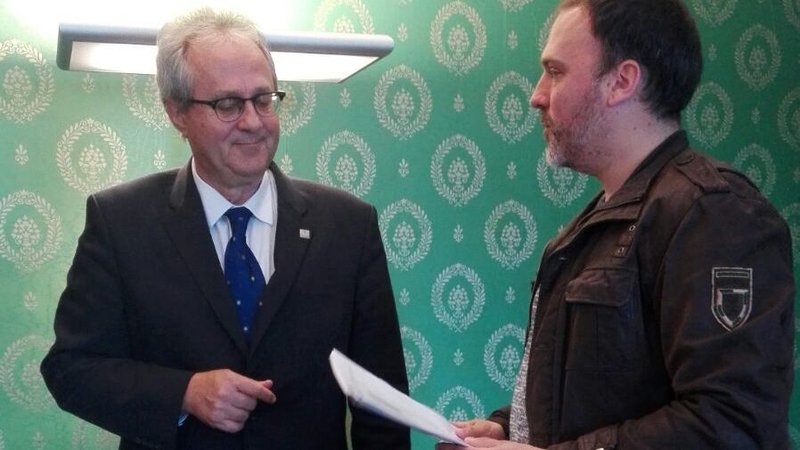 Pétition remise au Chancelier d'Etat M. Spoerri