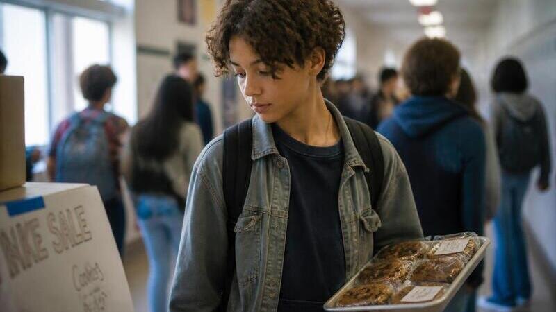 Allow children to sell goods in school
