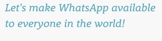Will send my petition letter soon to Jan Koum