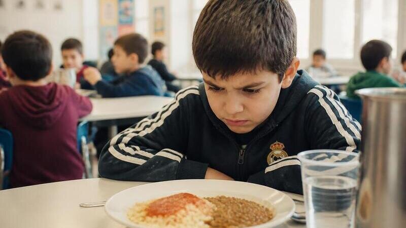 Cambiar nuevamente el menú escolar
