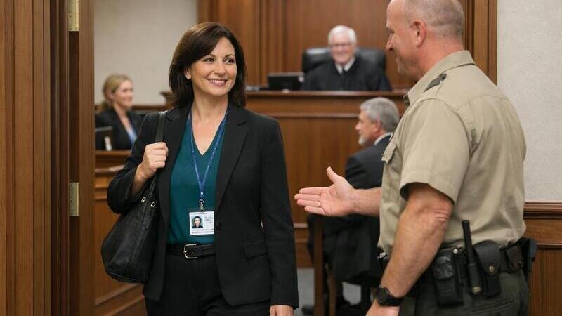 Exempt court interpreters from routine security searches