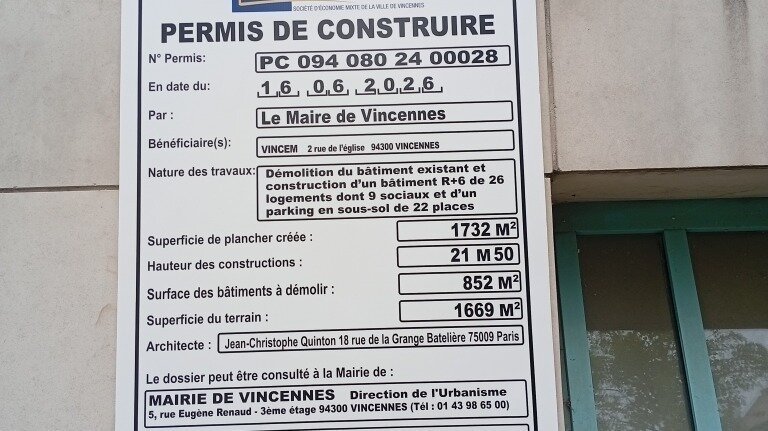 Crèche de la Jarry : permis de démolir affiché !