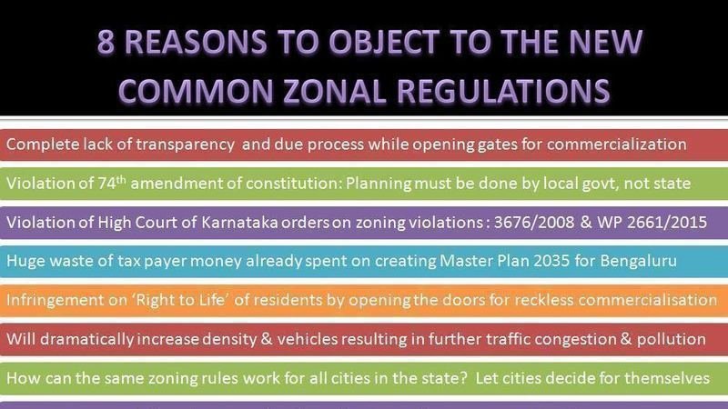 HosaZoningBeda - Bengaluru residents are making waves