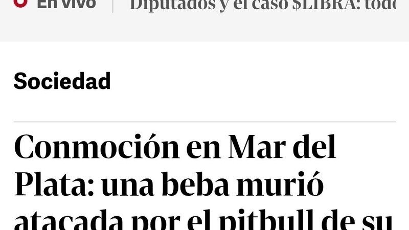 Una nueva víctima