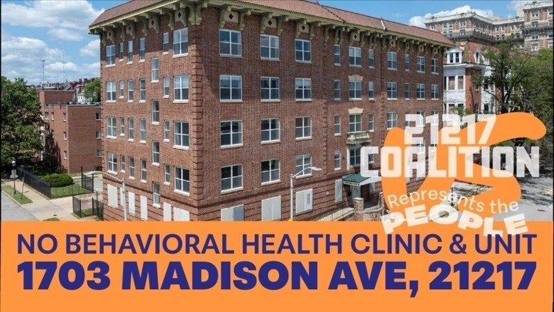 No Behavioral Health Clinic & Unit at 1703 Madison Ave, Baltimore MD 21217