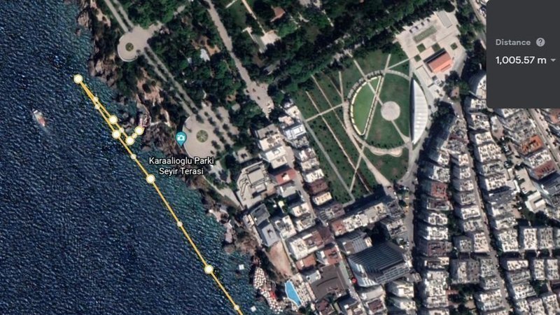 Dip Akıntı Talya Hotel kıyısı