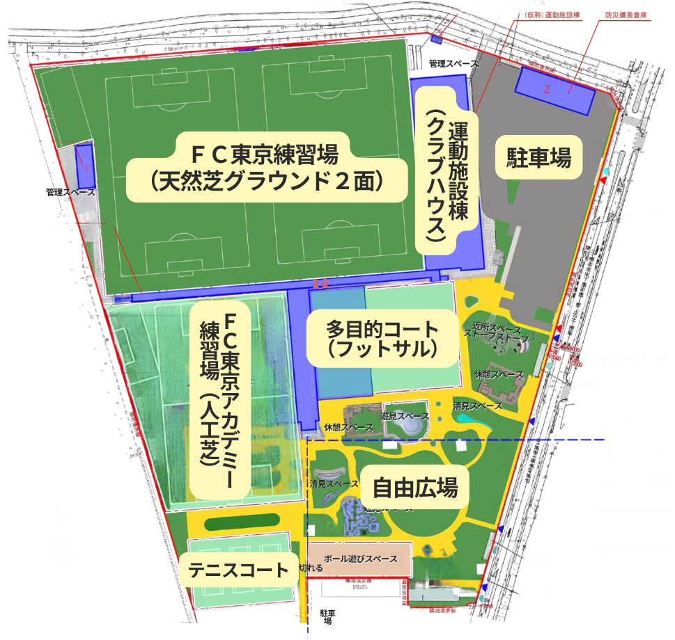 留保地の図面