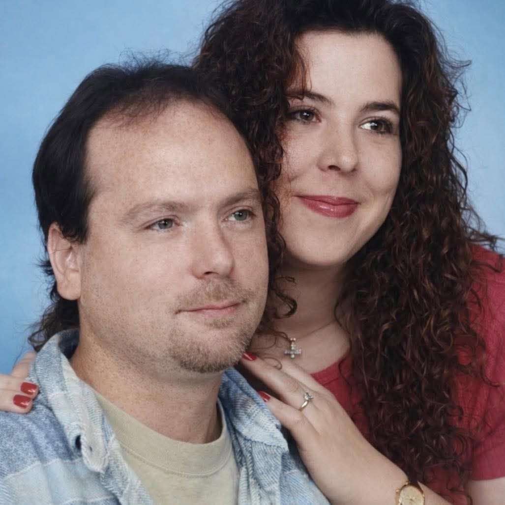 My beautiful parents and their first photo together.