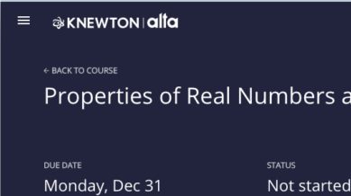 Knewton answers image