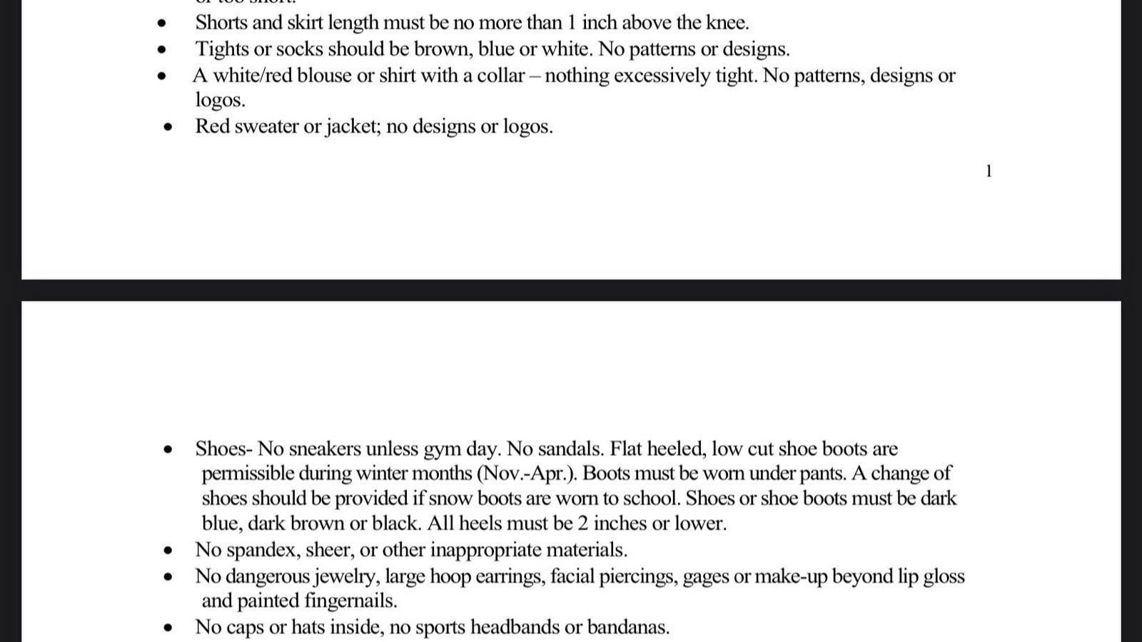 Petition · MAKE THE CDCPS DRESS CODE FAIR United States ·