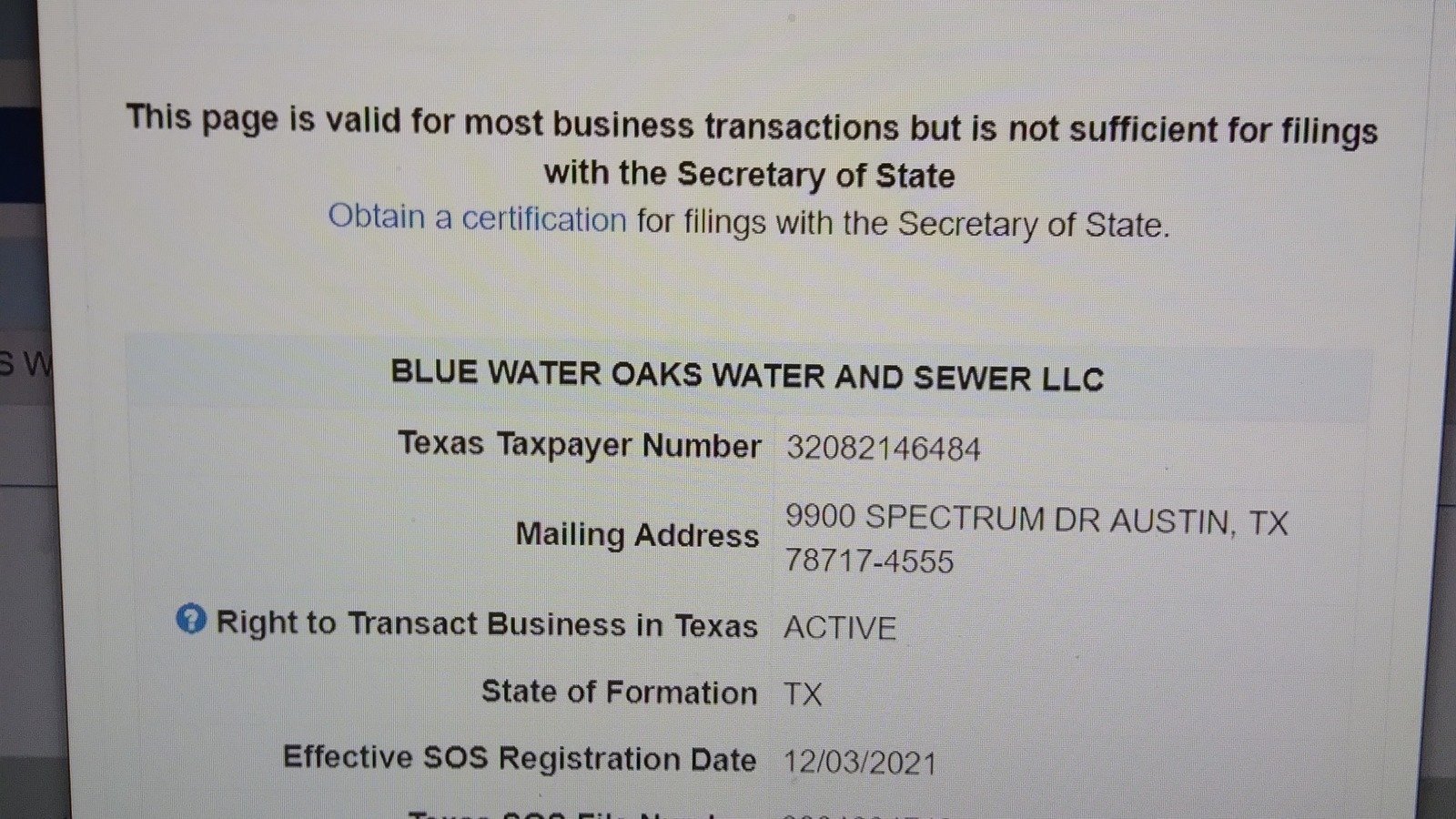 Petition · Blue Water Oaks P . O . A. Members Petition To Remove