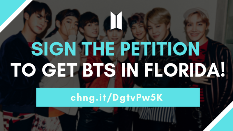 Petition · BTS in Florida ·