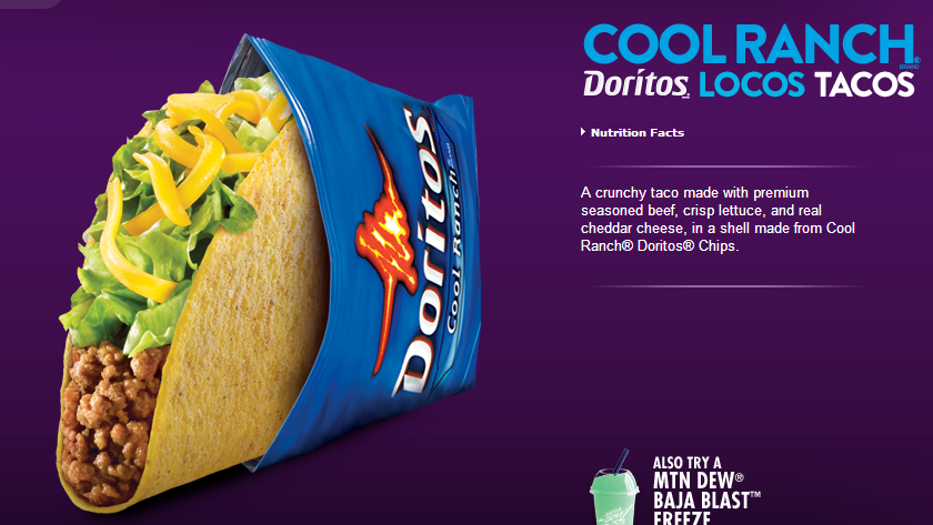 Doritos Locos Tacos Cool Ranch