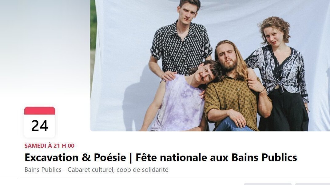 Pétition · Opposition à la performance d’Excavation et poésie aux Bains