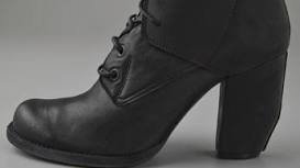 ld tuttle the weave leather double layer combat boots