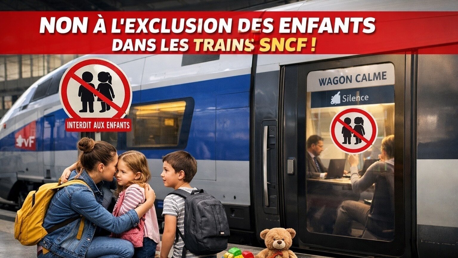 Pétition · SNCF : stop aux wagons sans enfants - France · Change.org