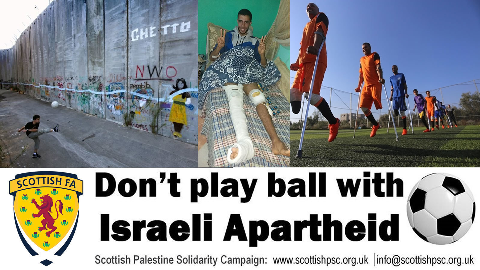 Petition · Scottish Football Association support Palestinian rights