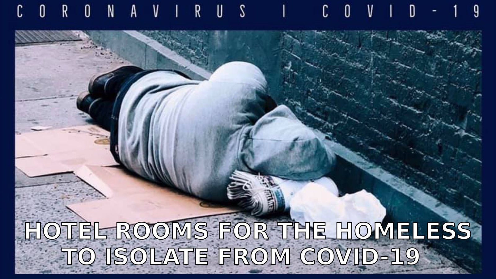 Petition · Hotel rooms for the homeless to preemptively isolate from