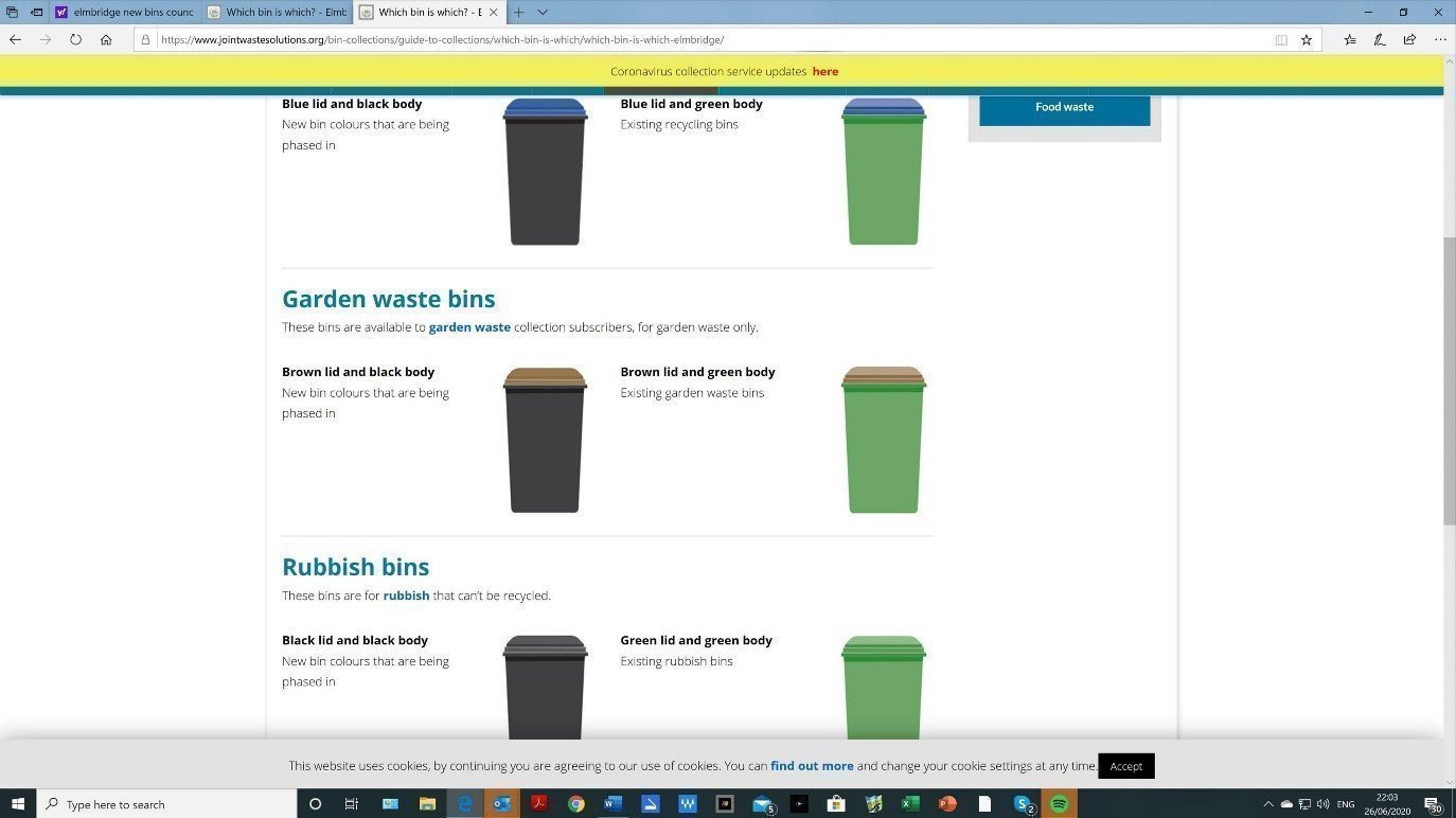 Petition · Maintain green colour scheme for household waste bins in Elmbridge ·