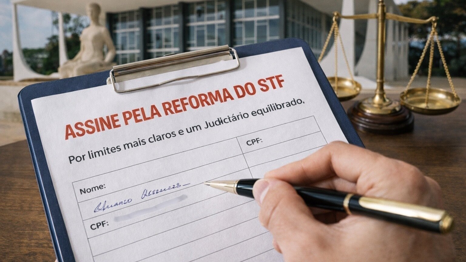 Abaixo-assinado · Avançar na reforma do Supremo Tribunal Federal ...