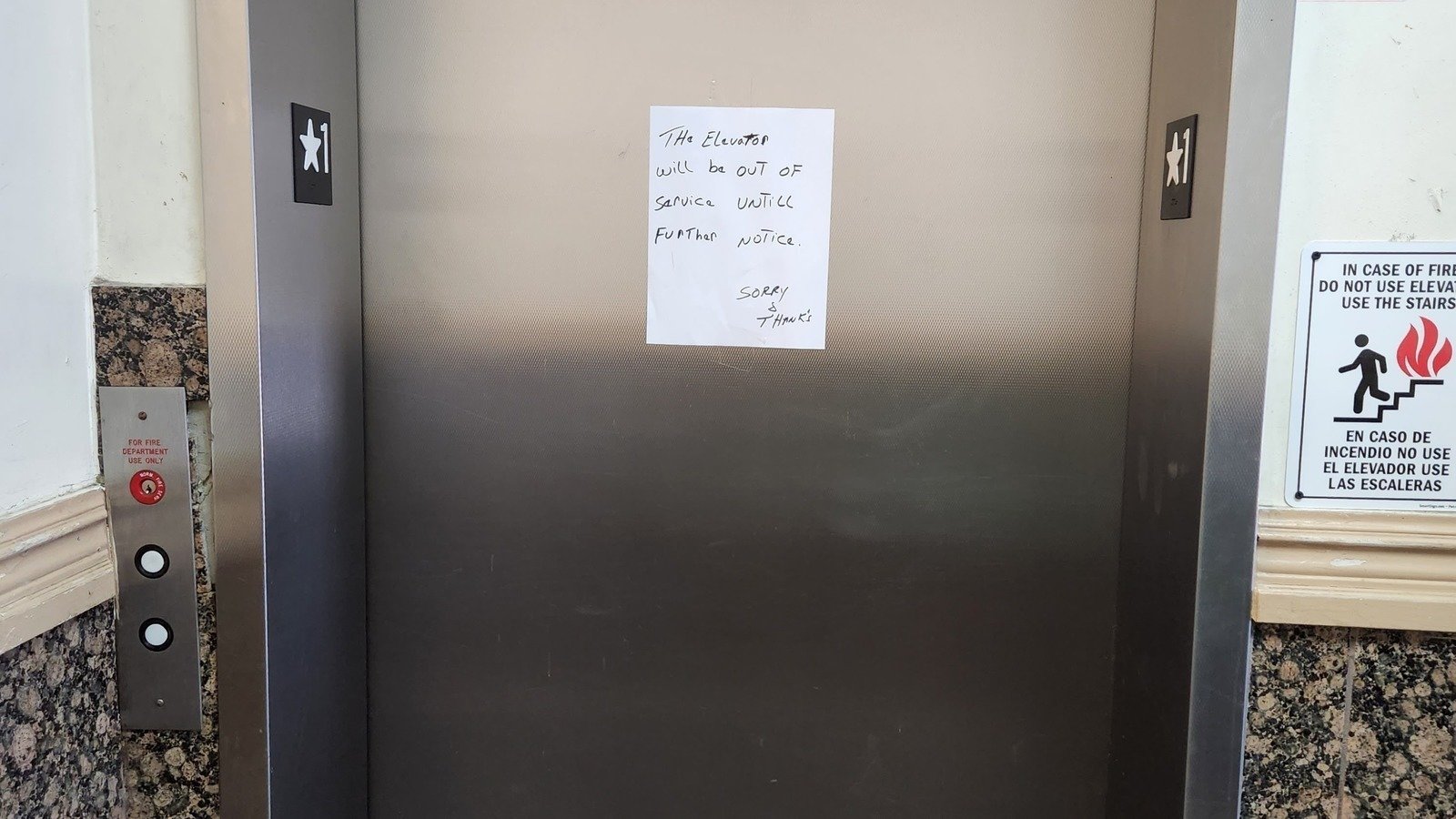 Petition · Elevator out of Order United States ·