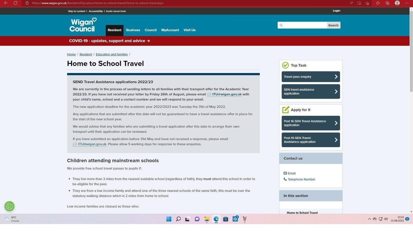 Petition · Wigan Council's Home to School Transport needs to change