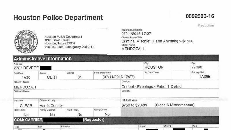 petition update 183 houston police department s report houston police incident report number