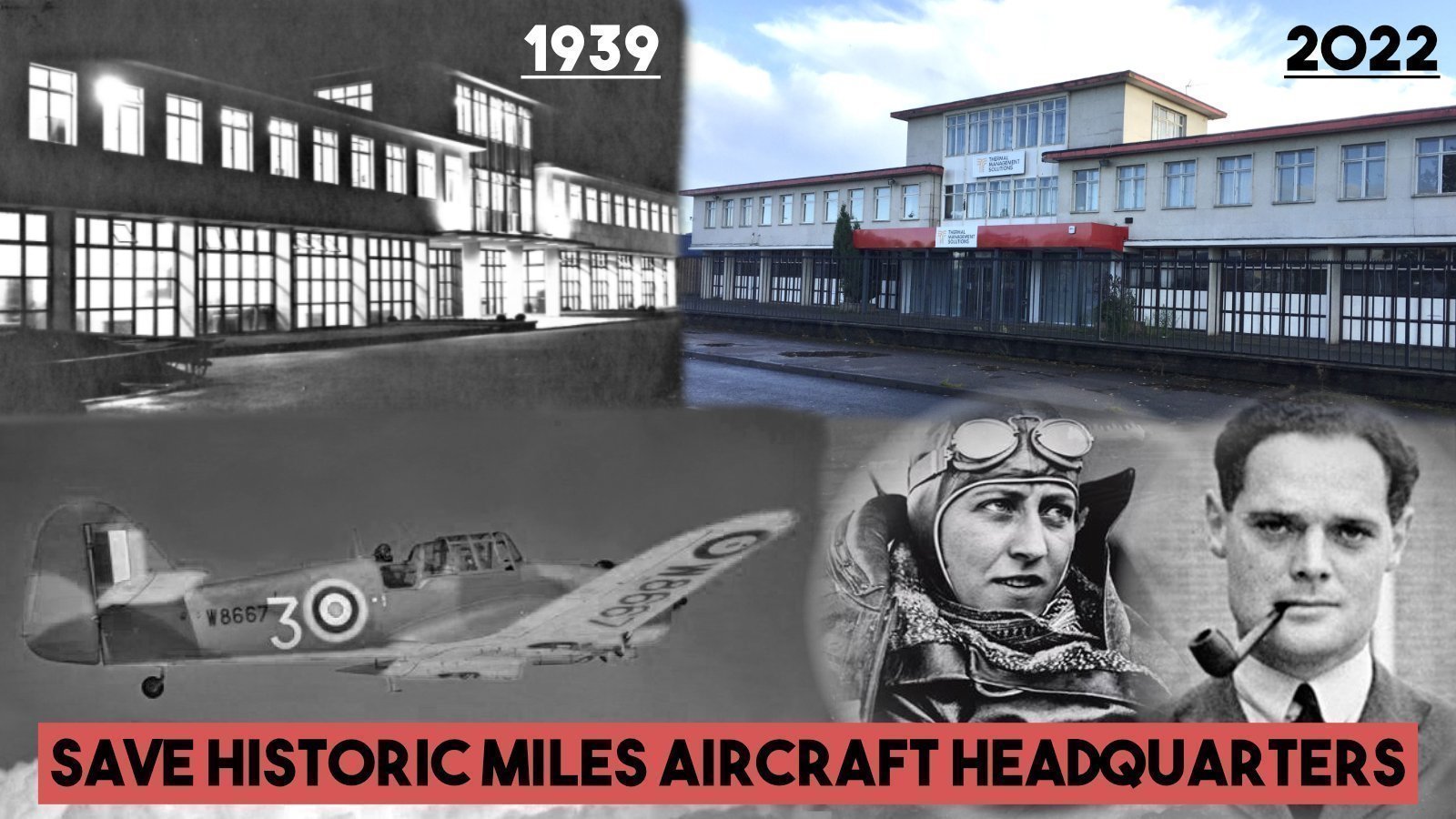 Petition · Save Historic Miles Aircraft Headquarters in Woodley