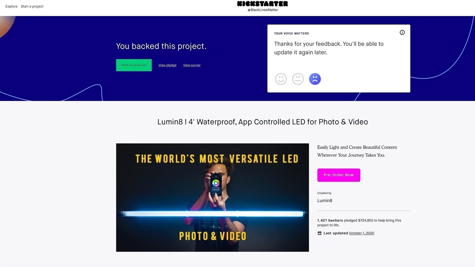 Petition · Demand Lumin8 Refunds Backers for Failed Kickstarter