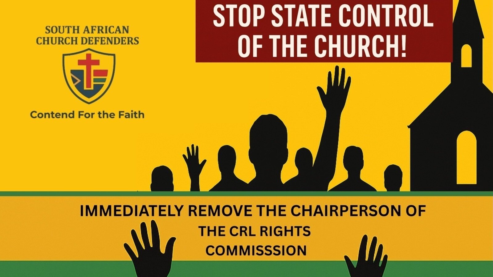 Petition · Protect Religious Freedom: Remove CRL Chairperson Now ...