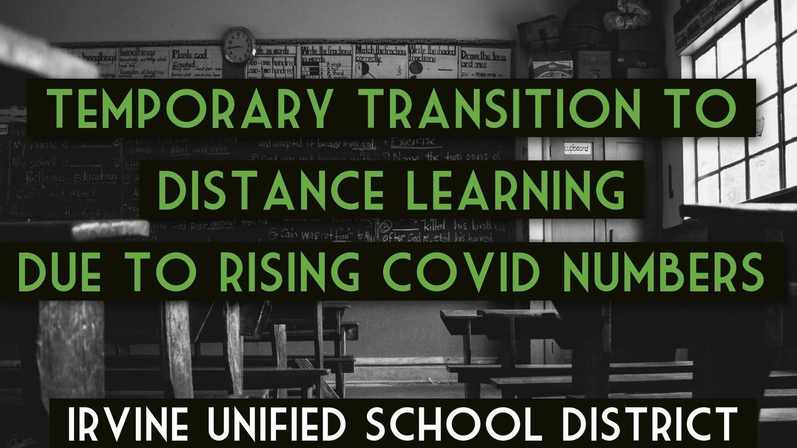 Petition · Temporary Transition to Distance Learning for IUSD Schools ...