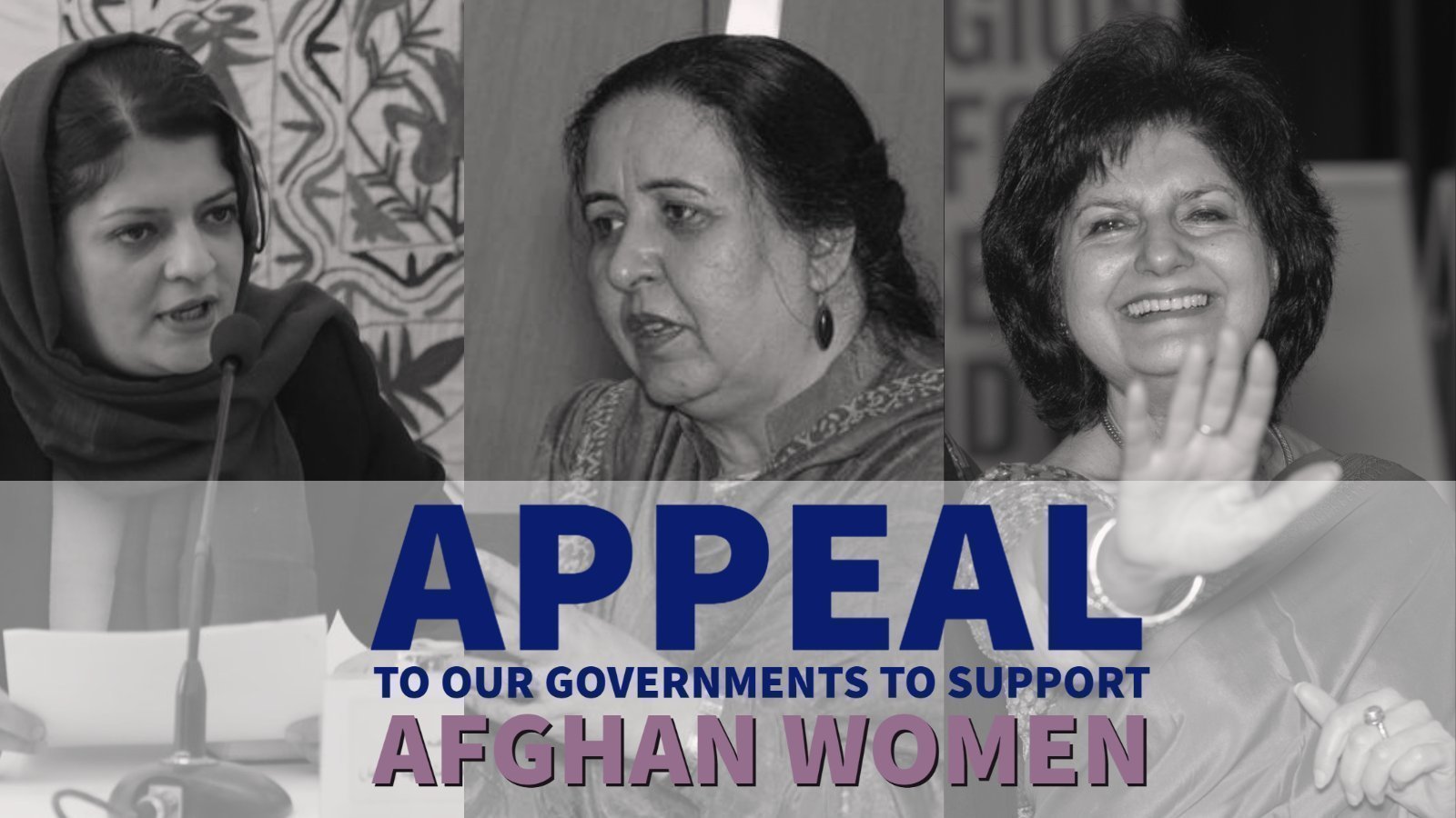 Petition · Appeal from Indian & Pakistan Women to support Afghan women