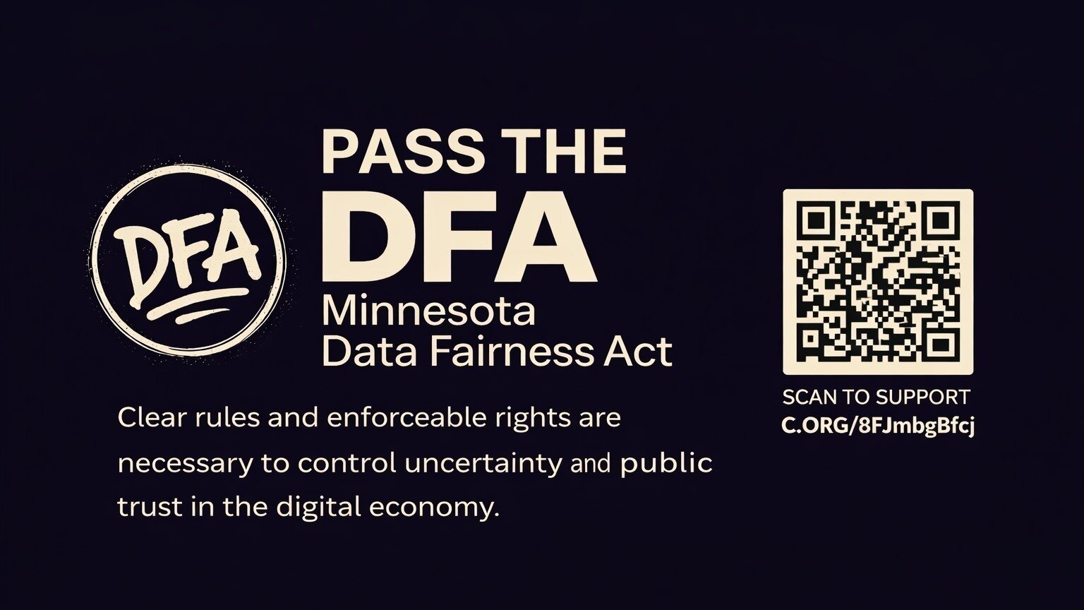 Dfa Digital Petition · Pass the DFA — Data Fairness Act (Minnesota Digital Rights ...