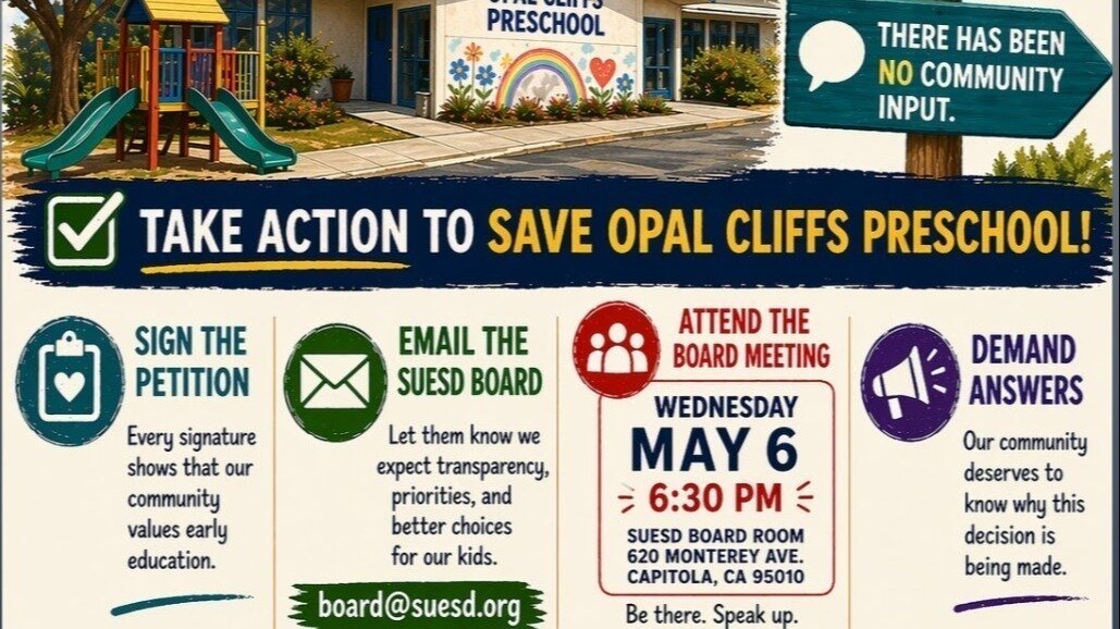 Petition · Save Opal Cliffs Pre-K: Protect our Children, Families, and ...