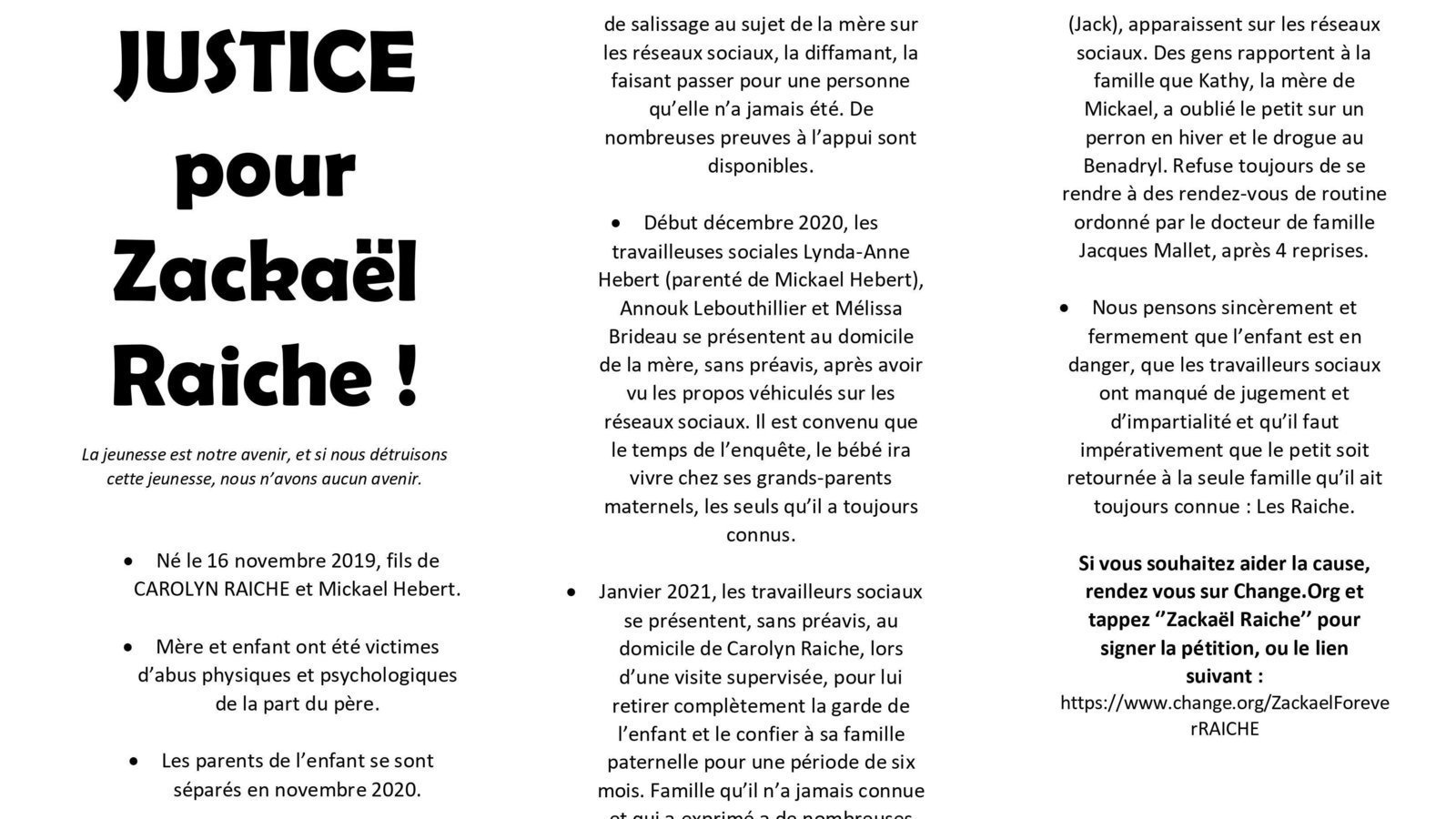 Petition Update Le Web The Web Change Org