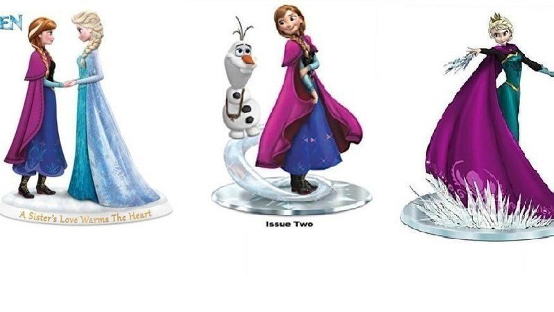 anna and elsa figurines