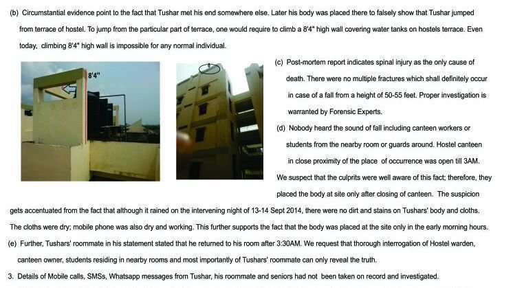 Petition · Petition for CBI investigation of murder of Tushar yadav ...